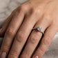 Anillo Deep navy diamante natural