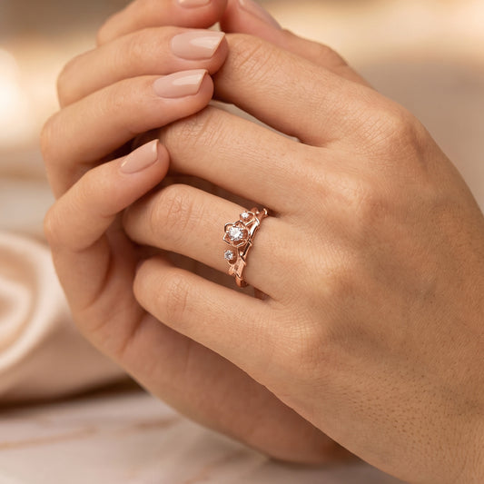 Anillo Espinas y Rosas