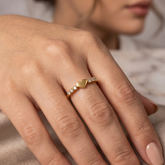 Anillo Heart Between
