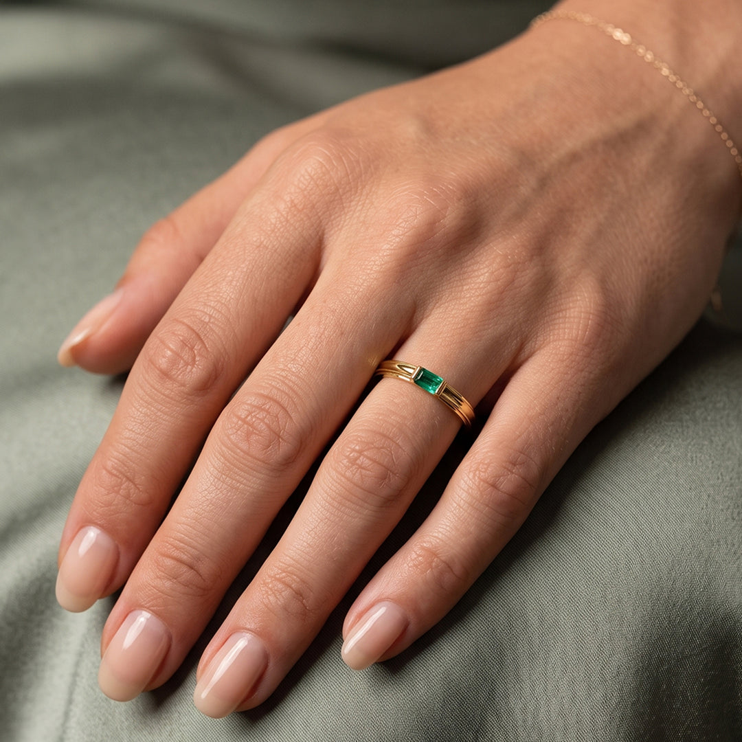Anillo Rectangulaire I (Emerald)