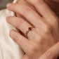 Anillo lazos Infinitos Rubí