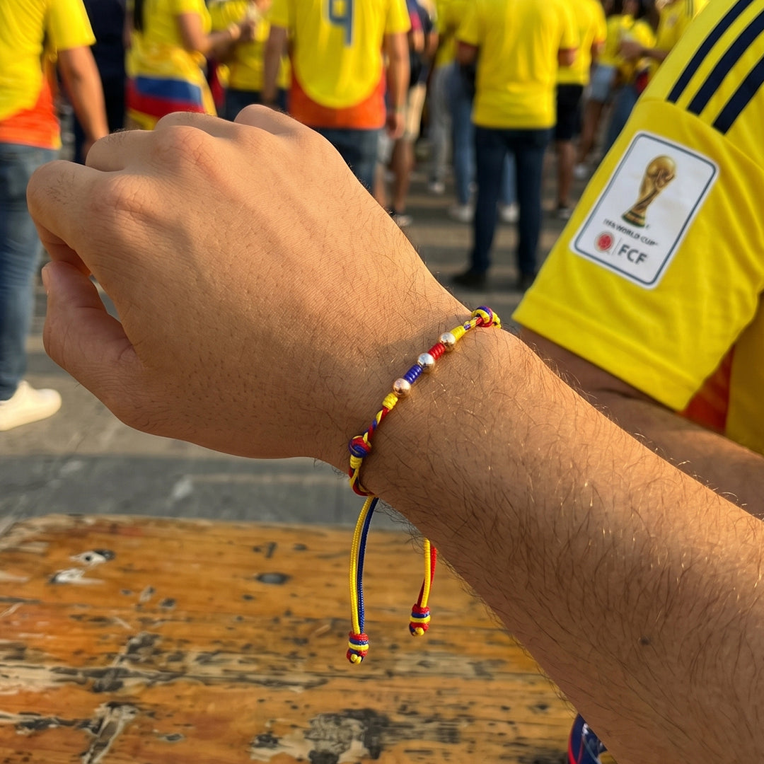 Pulsera Tricolor 3 Oros #5
