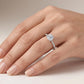 Anillo Claw Moissanita 6.0mm