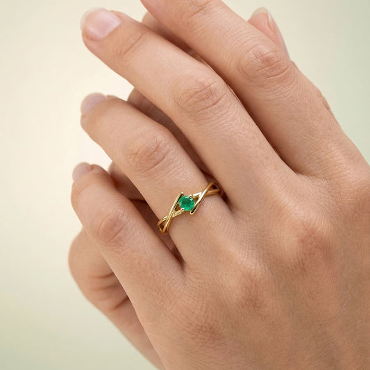 Anillo Crossed Infinity