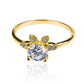 Anillo de compromiso Special Flower de Joyería Caracas en oro 18k cuenta con un certificado de calidad y garantía de por vida.