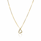 Gargantilla Venecia Style Heart, fabricado en oro 18k por Joyería Caracas, cuenta con un certificado de calidad y garantía de por vida.