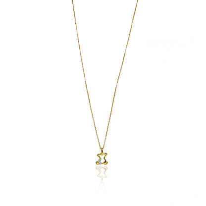 Gargantilla Destello dorado, fabricada en oro 18k por Joyería Caracas, cuenta con un certificado de calidad y garantía de por vida.