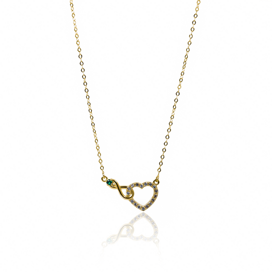 Gargantilla Infinity heart cristals