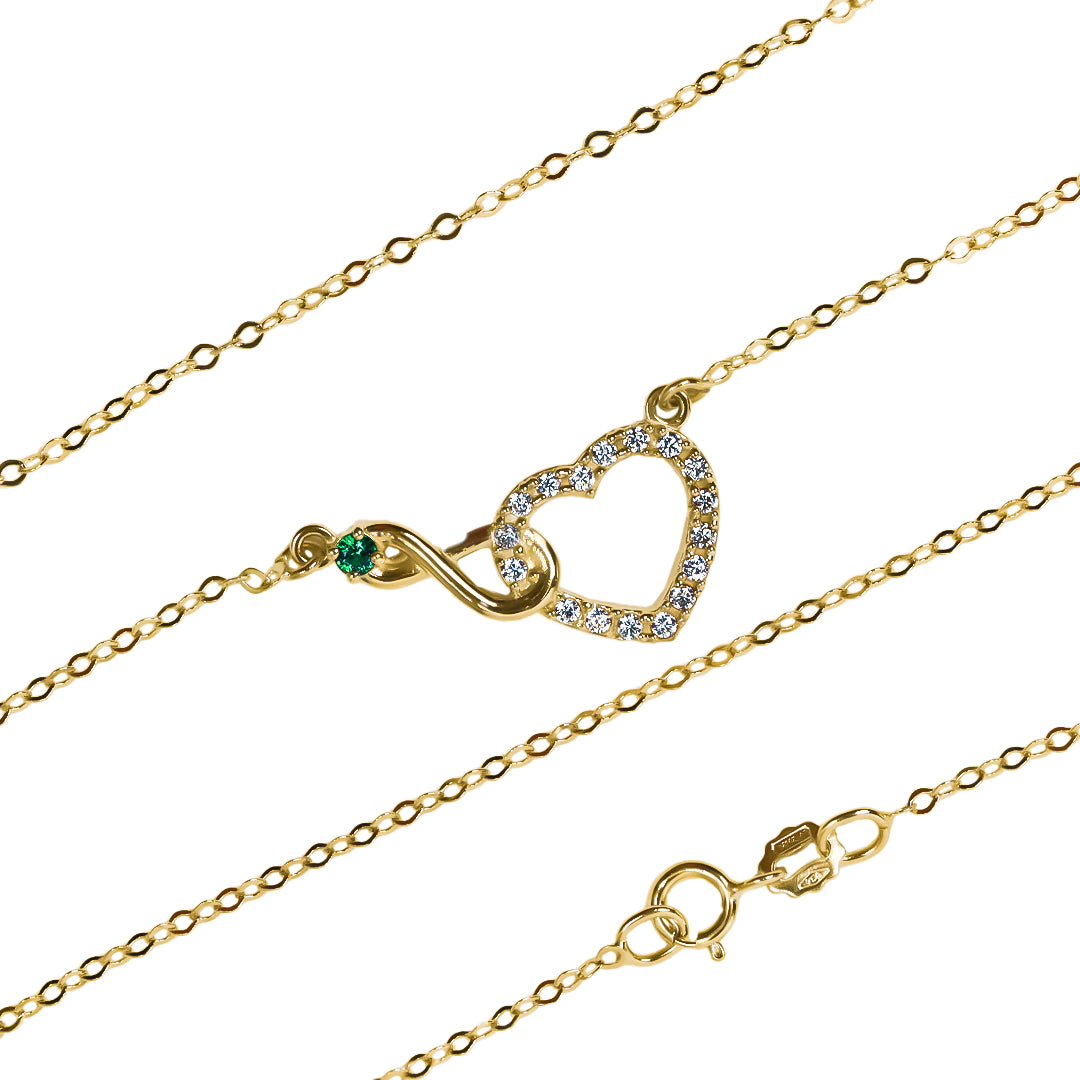 Gargantilla Infinity heart cristals