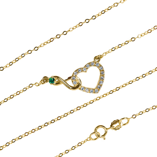Gargantilla Infinity heart cristals