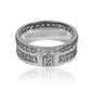Anillo de optometría personalizado. Diseño exclusivo de Joyería Caracas, elaborado en oro 18K para un lujo duradero. Cada pieza es única y cuenta con garantía de por vida.