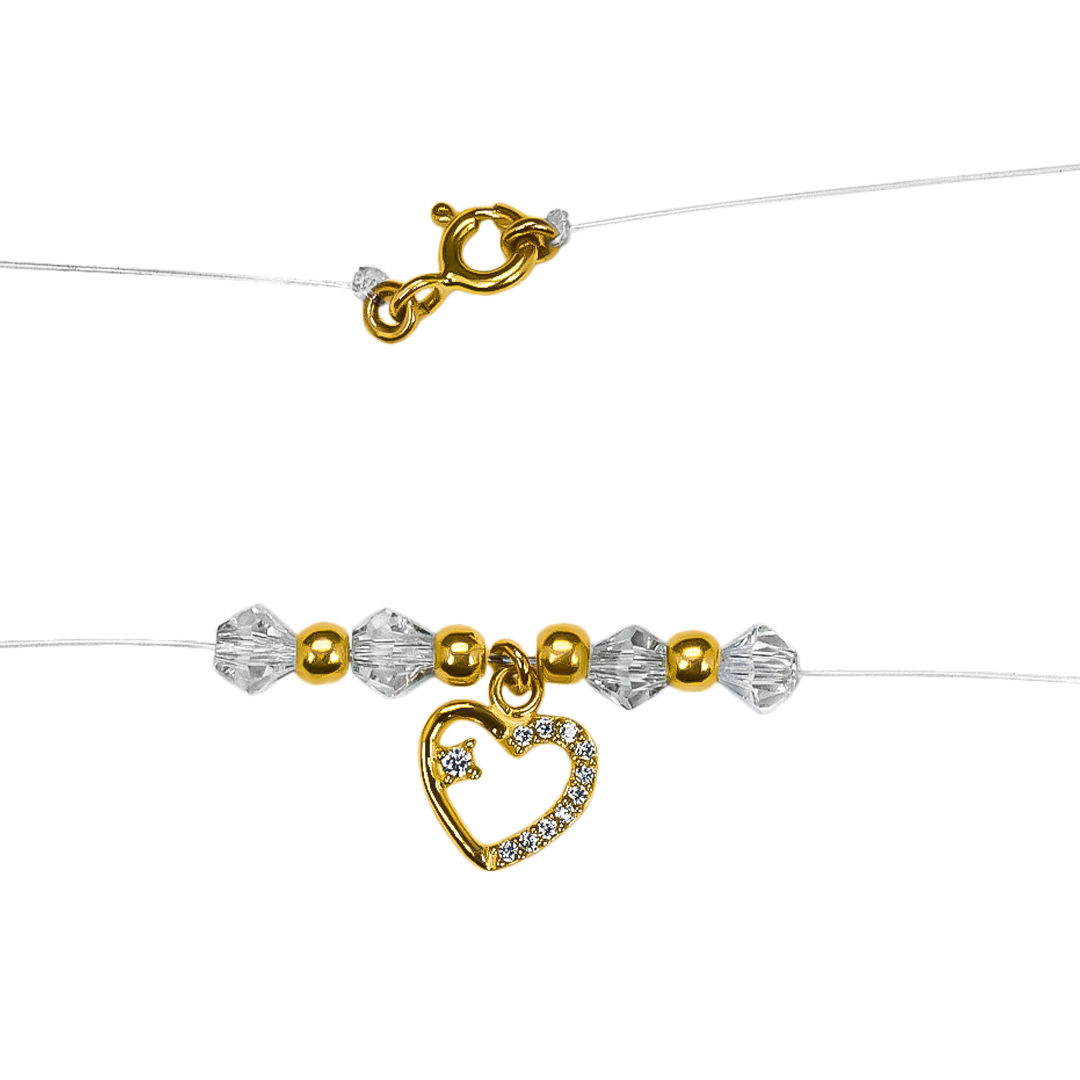 Descubre la elegancia y durabilidad de nuestro collar Guaya Nylon - Dije. Con su exquisito detalle en Oro 18K y su garantía de por vida, es una joya digna de la exclusiva Joyería Caracas. Haz una inversión en estilo con este accesorio sofisticado.