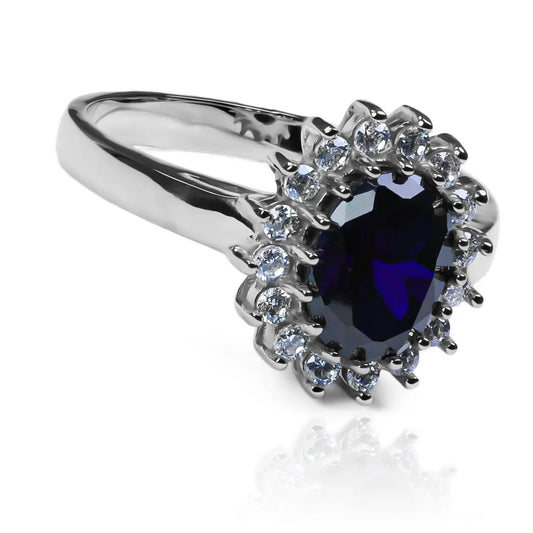 Anillo de compromiso Lady DI L B, fabricado en oro de 18 k, anillo de Joyería Caracas, viene con un certificado de calidad y garantía de por vida.