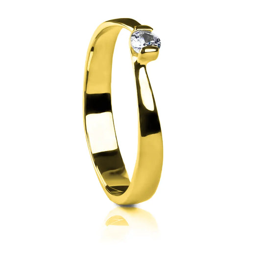 Anillo de compromiso mare love, fabricado en Joyería Caracas en oro 18k, con certificado de calidad y garantía para toda la vida.