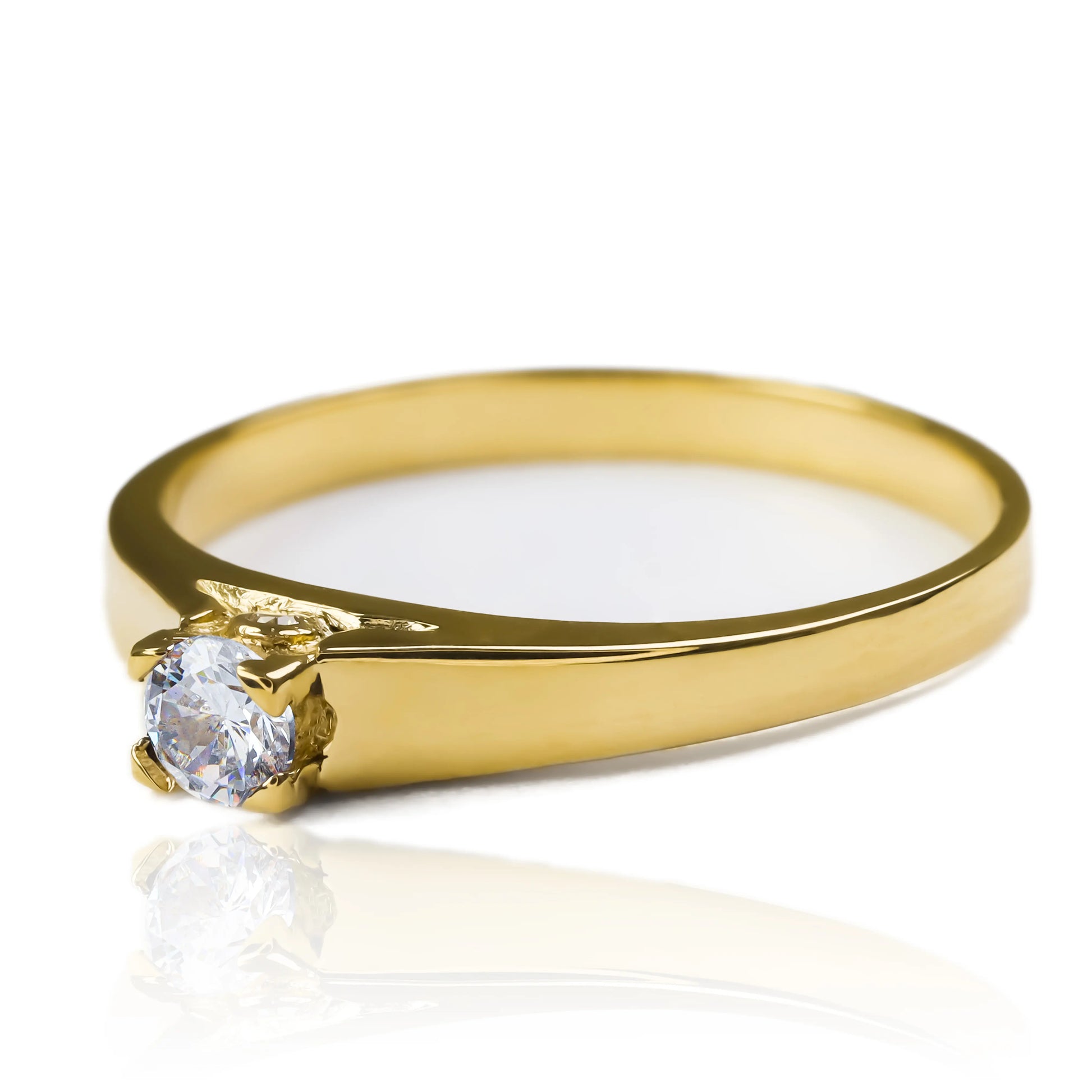 Anillo de compromiso Love Passage. Joyería caracas, hecho de oro 18k con certificado de calidad y garantía para toda la vida.