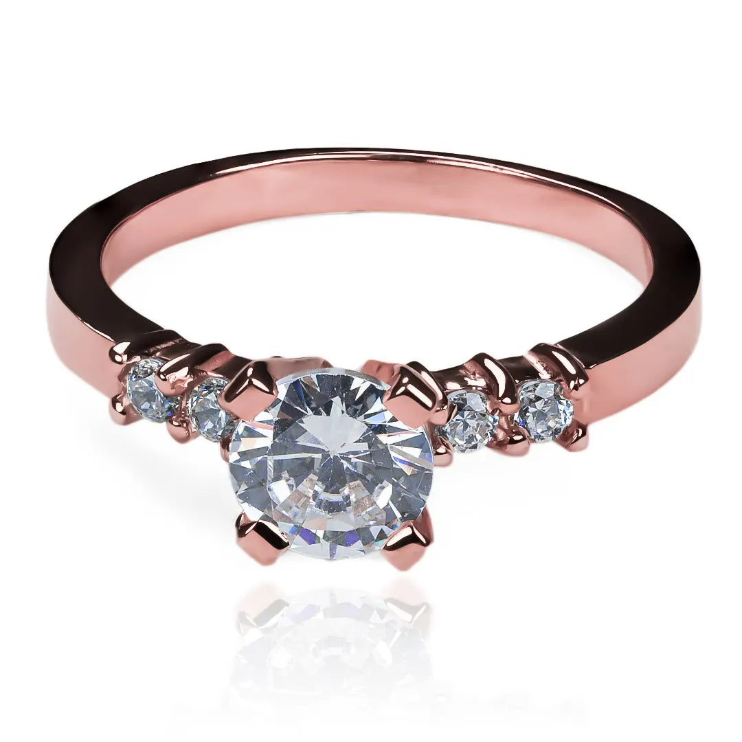 Anillo de compromiso nesJüa de Joyería Caracas, hecho en oro 18k y acompañado por un certificado de calidad y garantía que asegura su durabilidad de por vida.