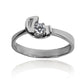 Anillo de compromiso onda bicolor es el símbolo perfecto del amor eterno. Diseñado por Joyería Caracas, en oro de 18 k y viene con un certificado de calidad y garantía para toda la vida.
