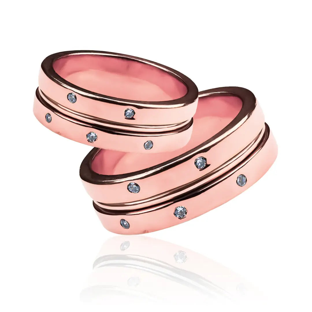 Argollas de matrimonio Paisa Style, fabricados en oro de 18k por Joyería Caracas, viene con certificado de autenticidad y garantía de por vida.
