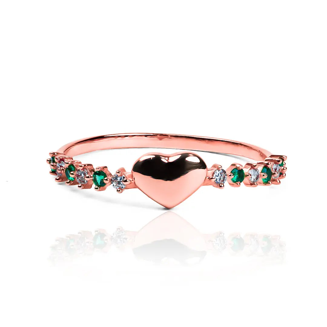 Anillo passionate heart II JC de Joyería Caracas en oro 18k que simboliza amor y pasión. Cuenta con certificado de calidad y garantía de por vida.