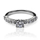 Anillo de compromiso solitario AGlove JC, fabricado por Joyería Caracas, utilizando oro de 18 quilates de la más alta calidad y con un certificado de garantía para toda la vida.