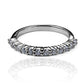 Anillo pisargolla aglove jc de Joyería Caracas en oro 18k, cuenta con garantía de por vida.