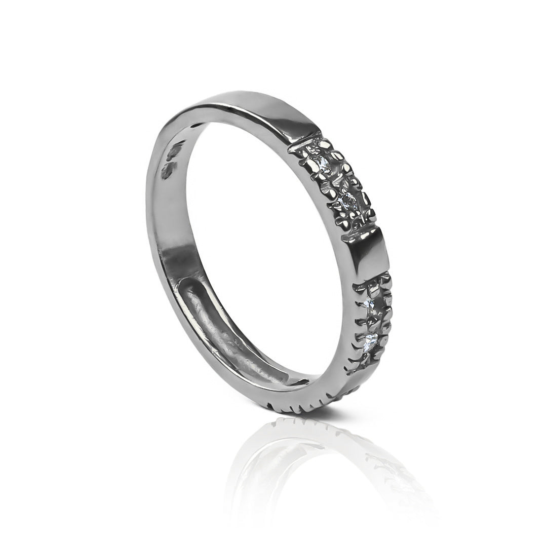 Anillo Pisargolla Raff Lover diamond de Joyería Caracas en oro 18k. Con garantía de por vida. 