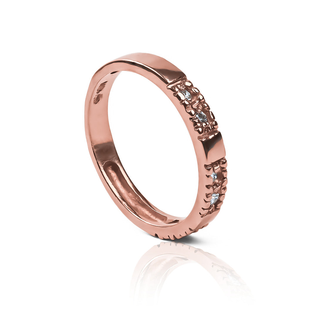 Anillo Pisargolla Raff Lover diamond de Joyería Caracas en oro 18k. Con garantía de por vida. 