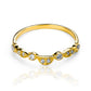 Anillo de compromiso duo fashion garde. Hecho en Joyería caracas con oro 18k y certificado de calidad para una vida de belleza.