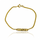 Pulsera Bismarck corazón alto S. Elaborada en Oro 18K por Joyería Caracas, con garantía para toda la vida.