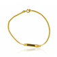 Pulsera Bismarck corazón bajo S, elaborada en Oro 18K y diseñada por Joyería Caracas. Con su garantía para toda la vida.
