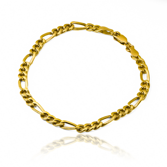 Eleva tu estilo con nuestra Pulsera Cubana 3x1 21 L, confeccionada en oro 18K de la prestigiosa Joyería Caracas. Con diseño exclusivo, brillo incomparable y garantía de por vida, esta pulsera es el complemento perfecto para cualquier look sofisticado y elegante.