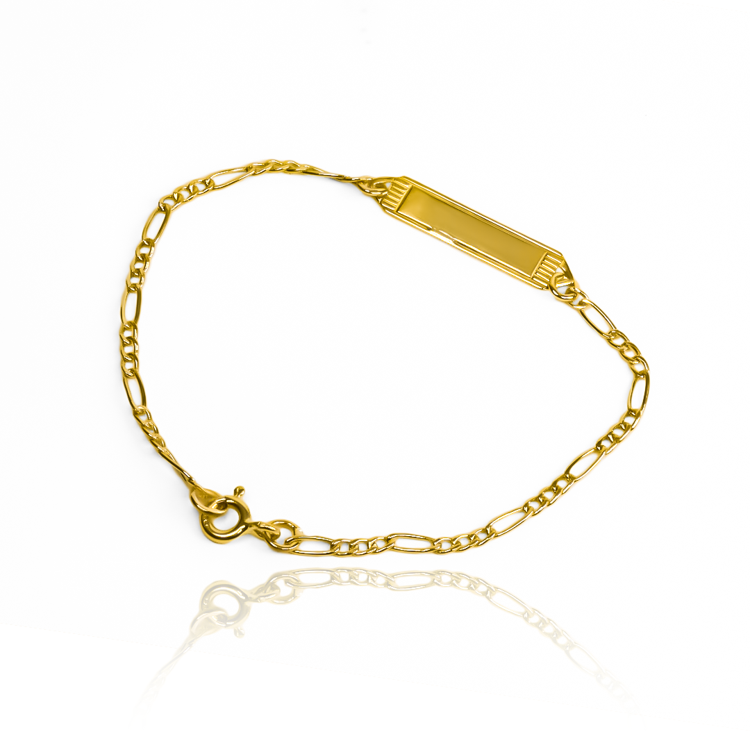 Pulsera Cubana 3x1 Square. Hecha de Oro 18K y diseñada por Joyería Caracas. Con nuestra garantía para toda la vida.