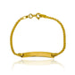 Pulsera Esclava Bismarck Plane. Confeccionada con Oro 18K por expertos en Joyería Caracas. Además, cuenta con una garantía para toda la vida.
