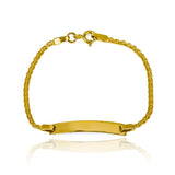 Pulsera Esclava Bismarck Plane. Confeccionada con Oro 18K por expertos en Joyería Caracas. Además, cuenta con una garantía para toda la vida.