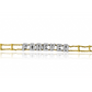 La Pulsera Ladder forever es una verdadera joya de oro 18K de la reconocida Joyería Caracas. Con su diseño único y elegante, te acompañará por siempre con su garantía de por vida. Haz una declaración de lujo con esta exclusiva pulsera.