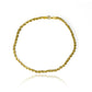 Pulsera Lazo M elaborada en Oro 18K por Joyería Caracas, cuenta con garantía para toda la vida.