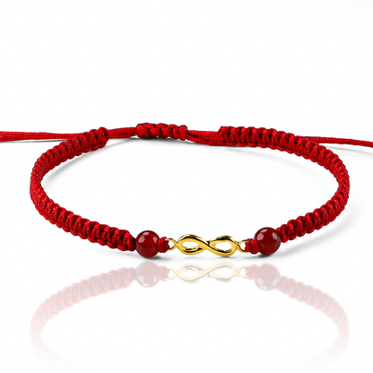 Pulsera Mini infinito JT. Hecha de Oro 18K por Joyería Caracas, cuenta con garantía para toda la vida.