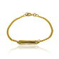 Pulsera Square Bismarck ss, hecha con oro de 18K que brilla con sofisticación. Diseñada por Joyería Caracas, esta pieza exclusiva viene con una garantía de por vida.