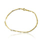 Pulsera escalera plana lisa S fabricada en oro 18K por Joyería Caracas, cuenta con garantía para toda la vida.
