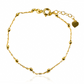 Descubre la elegancia y la exclusividad con nuestra pulsera de esferas facetadas en oro 18K. Cada pieza es una verdadera obra de arte de Joyería Caracas, con garantía para toda la vida. Añade un toque de lujo a tu estilo con esta pulsera única.