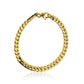 Pulsera Cubana Martillada