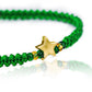Pulsera de la Joyería Caracas presenta una hermosa estrella en oro 18K, simbolizando triunfo. Con garantía de por vida, es una joya única y duradera.