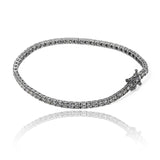Pulsera Tennis Lab Diamonds, fabricada en Oro 18K por Joyería Caracas. Además, cuenta con una garantía para toda la vida, asegurando su calidad y exclusividad.