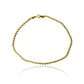 Pulsera Lazo S elaborada en Oro 18K por Joyería Caracas. Además, viene con una garantía para toda la vida.