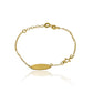 Pulsera bebe estrellita elaborada en oro 18K por Joyería Caracas, cuenta con certificado de calidad y garantía de por vida.