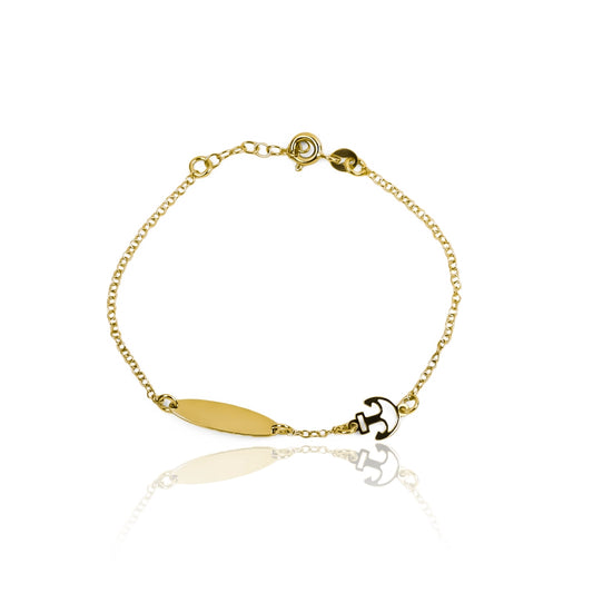 Pulsera bebe anclita