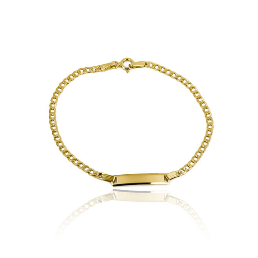 Pulsera Esclava plana cubana II