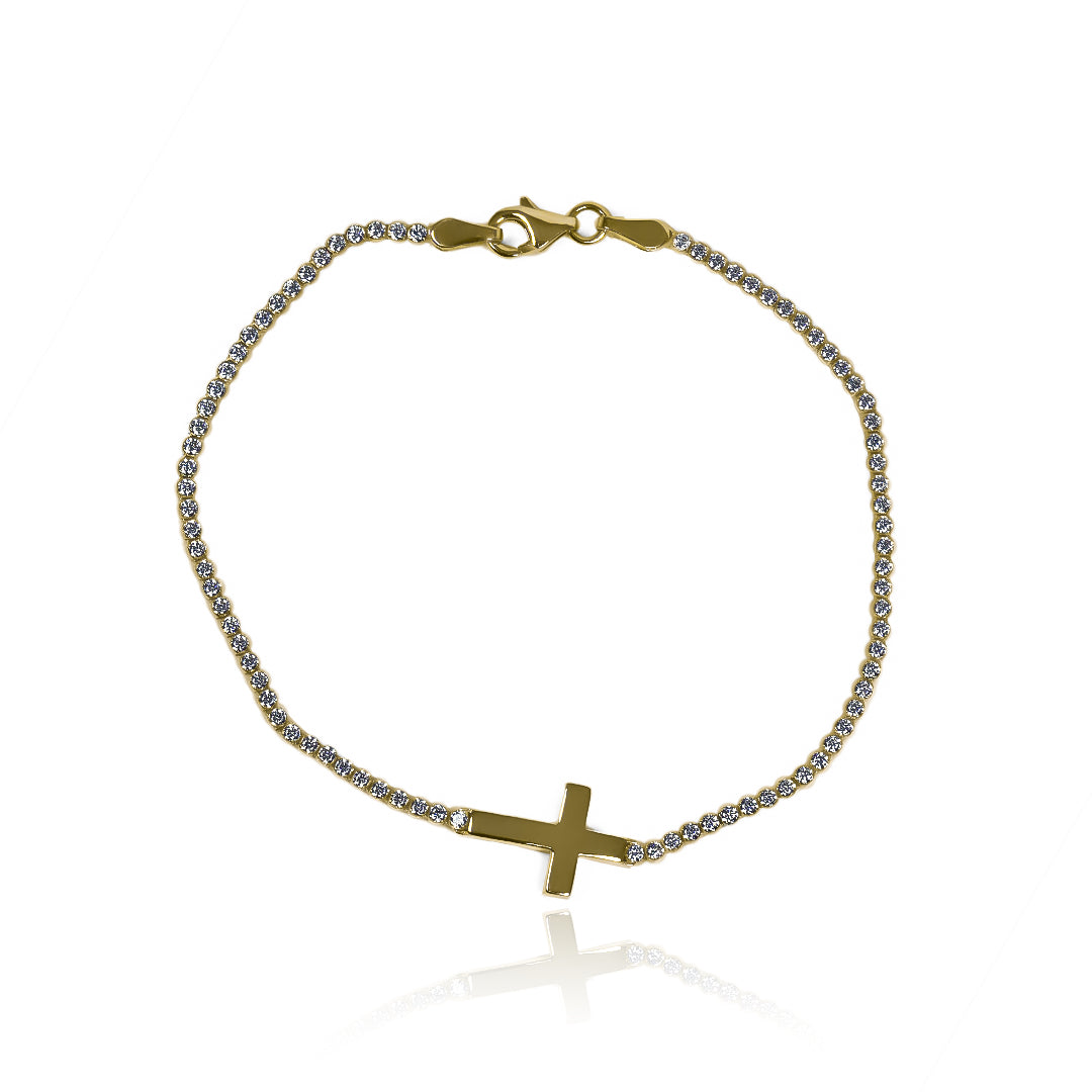 Pulsera Tennis Cruz