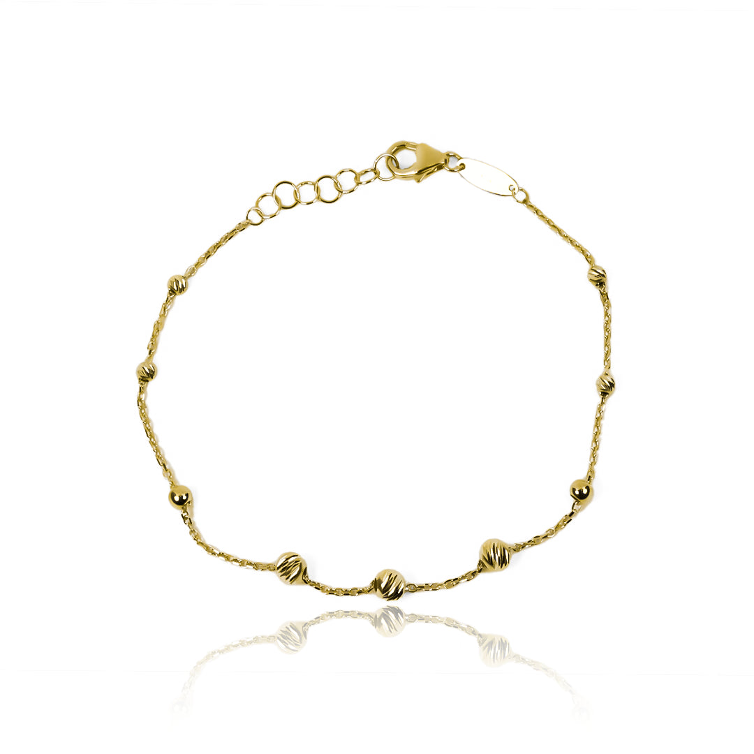 Pulsera faceted spheres