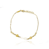 Pulsera infinity heart fabricada en Oro 18K por Joyería Caracas. Con una garantía de por vida.